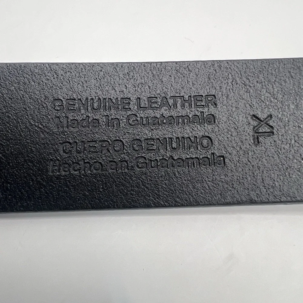 Goodfellow Genuine Leather Belt XL Black Classic Minimalist Work‎ Casual